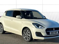 White Used 2021 Suzuki Swift SZ-L Hatchback | £9,469 (Fair price)