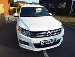 White Used 2014 VW Tiguan R-line SUV | £9,500 (Fair price)