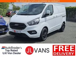 Frozen white (solid paint) Used 2022 Ford Transit Custom Limited | £16,450 (Good price)