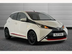 White Used 2017 Toyota Aygo x-press Hatchback | £7,290 (Fair price)