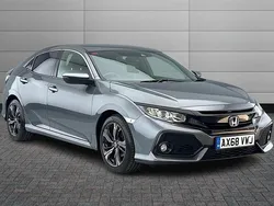 Polished metal Used 2019 Honda Civic SR Hatchback | £10,445 (Good price)