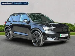 Black Used 2025 Volvo EX40 Plus SUV | £38,193