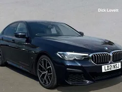 Black Used 2021 BMW 530 M Sport Sedan | £29,690 (Fair price)