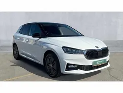 Moon white metallic black magic pearl effect Used 2024 Skoda Fabia Design Edition Hatchback | £17,890