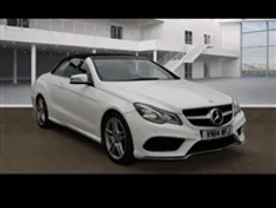 White Used 2014 Mercedes E220 AMG Cabriolet | £9,990 (Fair price)