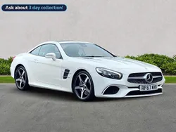 White Used 2017 Mercedes SL400 AMG line Cabriolet | £30,097