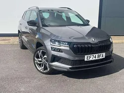 Graphite grey metallic Used 2024 Skoda Karoq SportLine SUV | £29,995 (A bit pricey)