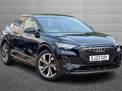 Black Used 2022 Audi Q4 Sportback e-tron Comfort SUV | £27,950