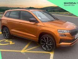 Phoenix orange metallic Used 2023 Skoda Karoq SportLine SUV | £26,950 (Fair price)