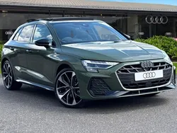 Green New 2025 Audi A3 Sportback Black Edition Hatchback | £39,990