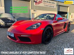 Red Used 2017 Porsche Boxster Cabriolet | £37,495 (Fair price)