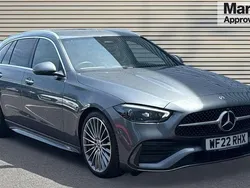Grey Used 2022 Mercedes C200 AMG Line Premium Estate | £28,563 (Good price)