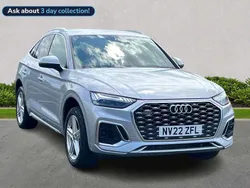 Silver Used 2022 Audi Q5 Sportback S-Line SUV | £30,360 (Good price)