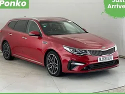 Red Used 2018 Kia Optima 3 Estate | £9,740 (Fair price)