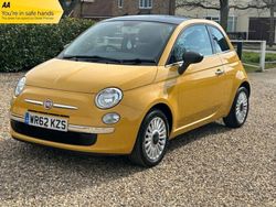 Yellow Used 2012 Fiat 500 Lounge Hatchback | £4,199 (Fair price)