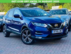 Blue Used 2018 Nissan Qashqai N-Connecta SUV | £9,050 (Good price)