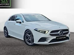 White Used 2019 Mercedes A200 AMG line Hatchback | £13,990 (Fair price)