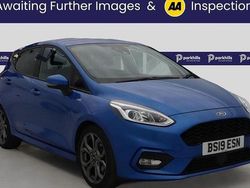 Blue Used 2019 Ford Fiesta ST-Line Hatchback | £9,170 (Fair price)