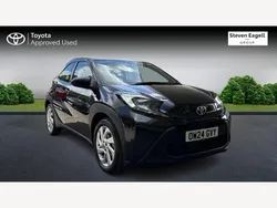 Black Used 2024 Toyota Aygo PURE Hatchback | £15,624 (Fair price)