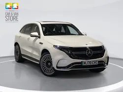 White Used 2020 Mercedes EQC400 AMG line SUV | £25,699 (Fair price)