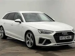 White Used 2022 Audi A4 S-Line Estate | £26,250 (Fair price)