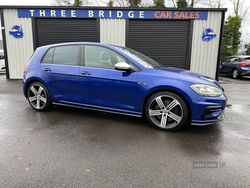 Blue Used 2017 VW Golf VII R Hatchback | £17,495 (Fair price)