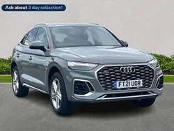 Grey Used 2021 Audi Q5 Sportback S-Line SUV | £31,461 (Good price)