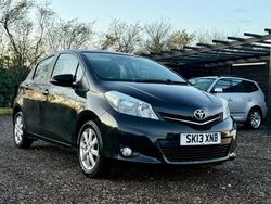 Black Used 2013 Toyota Yaris Hatchback | £3,845 (Fair price)