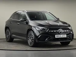Cosmos black metallic finish Used 2024 Mercedes GLA250 AMG line SUV | £38,000
