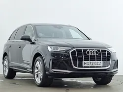 Black Used 2022 Audi Q7 S-Line SUV | £41,298 (Fair price)