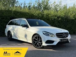 White Used 2016 Mercedes E220 Premium Estate | £12,995 (Fair price)