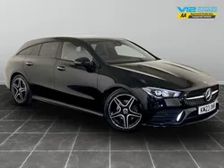 Black Used 2023 Mercedes CLA180 AMG Line Premium Sedan | £21,395 (Super price)