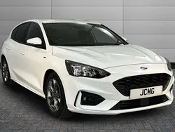 White Used 2021 Ford Focus ST-Line Hatchback | £16,500 (Fair price)