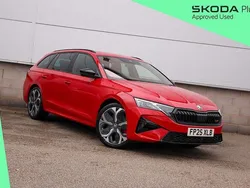 Red Used 2025 Skoda Octavia vRS Estate | £34,495