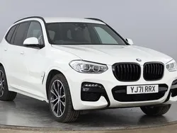 White Used 2021 BMW X3 M Sport SUV | £30,750 (Fair price)