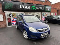 Blue Used 2008 Vauxhall Zafira MPV | £2,495 (A bit pricey)