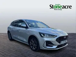 Silver Used 2022 Ford Focus ST-Line Hatchback | £15,490 (Fair price)