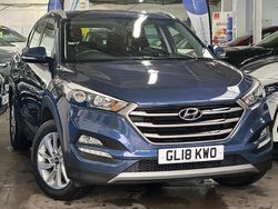 Blue Used 2018 Hyundai Tucson SE SUV | £8,495 (Fair price)