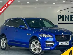 Blue Used 2017 Jaguar F-Pace R-Sport SUV | £18,499 (Good price)