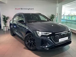 Plasma blue, metallic Used 2024 Audi Q8 e-tron Black Edition SUV | £59,950