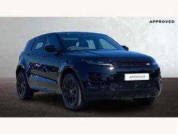 Santorini black Used 2025 Land Rover Range Rover evoque SE Dynamic SUV | £41,750 (Expensive)