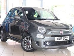 Grey Used 2019 Fiat 500S S Hatchback | £8,760 (Fair price)