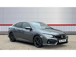 Grey Used 2021 Honda Civic Sport Hatchback | £17,284 (Fair price)