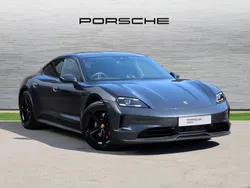Volcano grey metallic New 2024 Porsche Taycan 4S Sedan | £95,000 (A bit pricey)