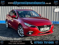 Red Used 2014 Mazda 3 Inclusive Sedan | £5,688 (Fair price)