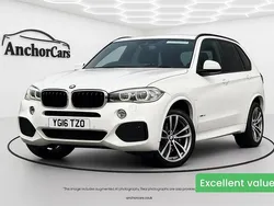 White Used 2016 BMW X5 M Sport SUV | £19,985 (Fair price)