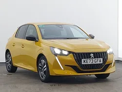 Yellow New 2024 Peugeot 208 Allure+ Hatchback | £17,698 (Fair price)