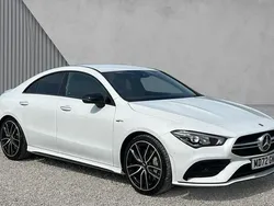White Used 2022 Mercedes CLA35 AMG Premium Coupe | £33,054 (Fair price)