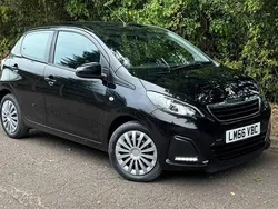 Black Used 2016 Peugeot 108 Active Hatchback | £4,695 (Fair price)