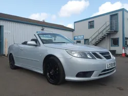 Silver Used 2009 Saab 9-3 Cabriolet Linear Cabriolet | £4,995 (Fair price)